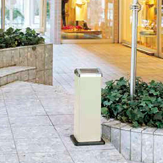 室外用 灰皿 お役目用 吃烟 OSK-260  約3L 山崎製作 YS-01L-ID 商業主義設立 百貨店 執務室 食べ物屋 バス発着場