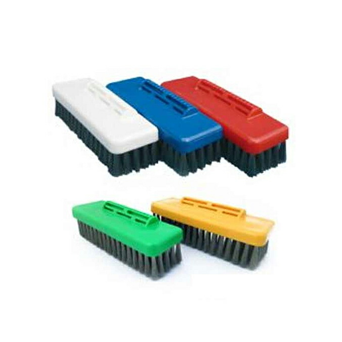 まとめ買い10本 クオリティ ブラシ ぴかQ 掃除 清掃 デッキブラシ カラー組合せ自由（青 赤 黄 緑 白） 掃除 清掃｜業務用品SHOP Clean Depot