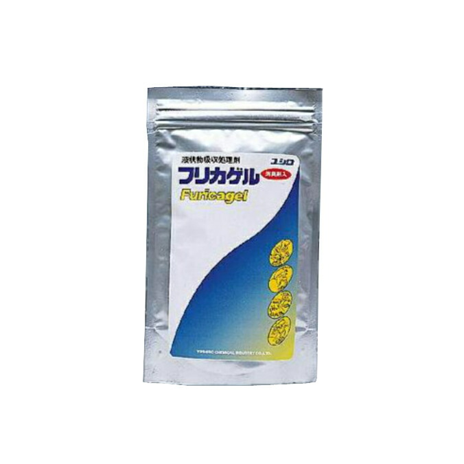 ユシロ化学工業 液状物吸収処理剤 フリカゲルF-2 60g&times;24｜業務用品SHOP Clean Depot