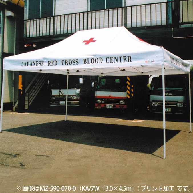【大型テント】テラモトかんたんてんと【3.0m×3.0m】(テラモト MZ-590-060-0)(ガーデン用品 学校 工場 激安)