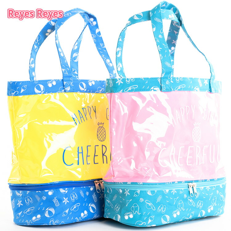 Child Tropical Beach Bag Vinyl Tote Of The Reyes Two Folds Bottom Pool Kids Woman