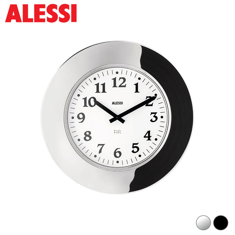 楽天市場】アレッシィ クロノタイム 置き時計 ブラック ALESSI