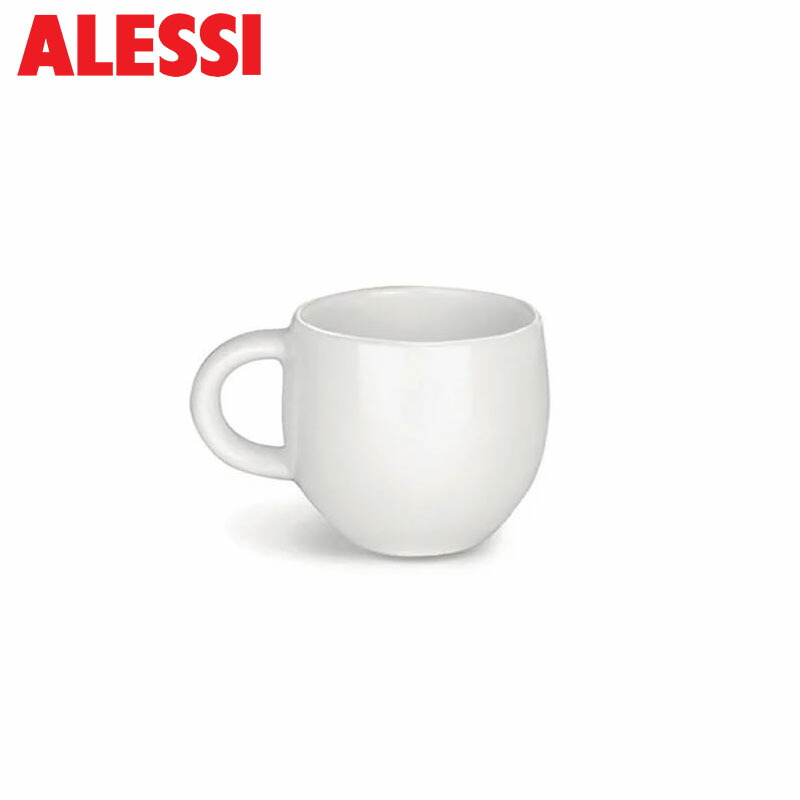 楽天市場】アレッシィ モカカップ PlateBowlCup 80ml ホワイト ALESSI