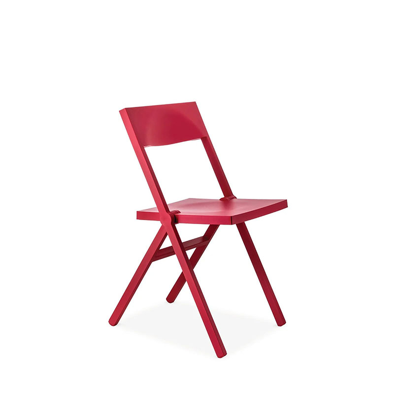【制限事項ブランド名冊子本付き添い人】 アレッシィ チェアピアーナ ALESSI Chair Piana 折り畳み/赤いこと ASPN3027 貨物輸送無料
