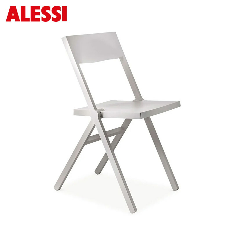 【制限事項ブランド名小論文付き添い人】 アレッシィ チェアピアーナ JU-ALESSI Chair Piana 折り畳み 白いこと ASPN9001 貨物輸送無料