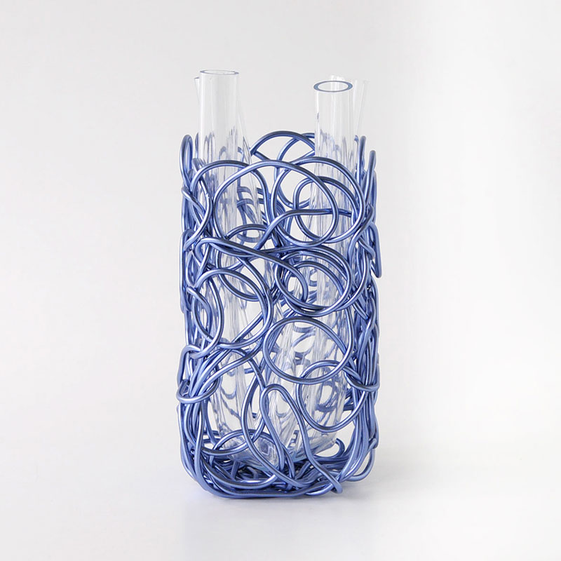 楽天市場】アレッシィ ヌーベン NUVEM ワイヤーバスケット ブルー