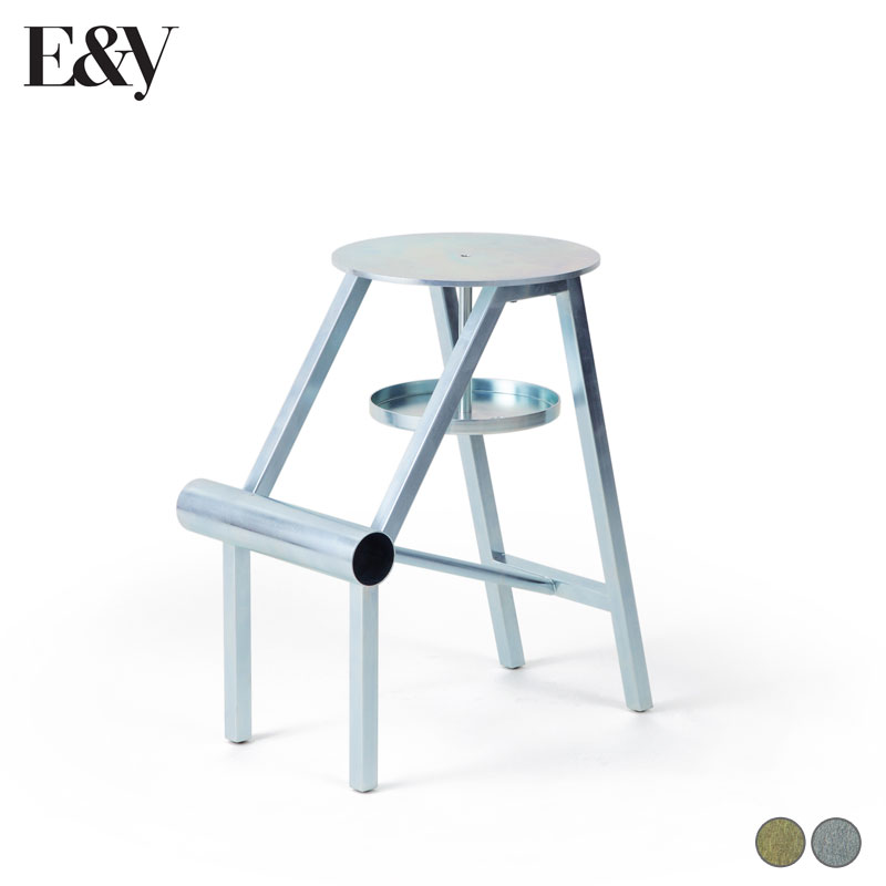 E&Y GO スツール ゴー イーアンドワイ ユニクロメッキ 六価クロメートメッキ CHAIR おしゃれ 送料無料
