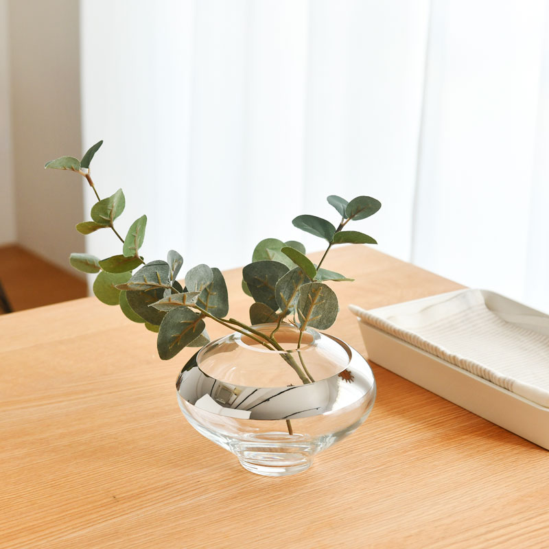 楽天市場】Georg Jensen（ジョージ ジェンセン）花器FLORA