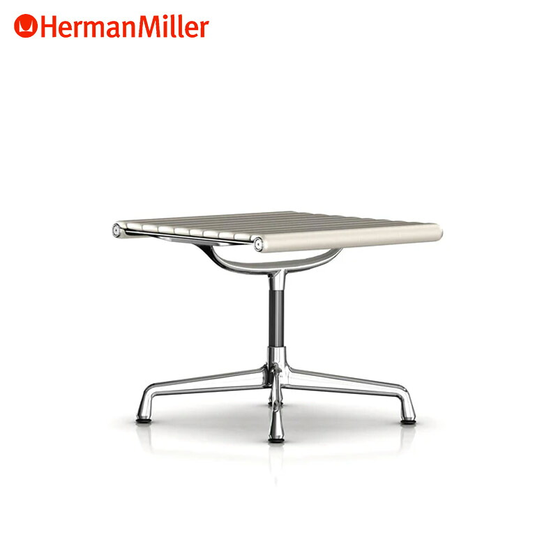 ハーマンミラー イームズ アルミナムグループ オットマン 象牙色 アルミバフ Herman Miller Eames Aluminum Group EA323 L2101 定め事売りわたす店