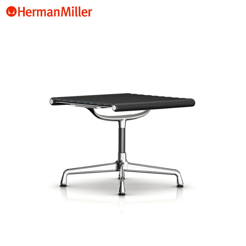 ハーマンミラー イームズ アルミナムグループ オットマン 黒いこと アルミバフ Herman Miller Eames Aluminum Group EA323 L2109 定め事売りわたす店