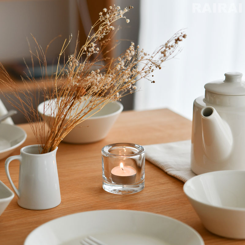 イッタラ キャンドルホルダー キビ iittala Kivi クリア ウォーター