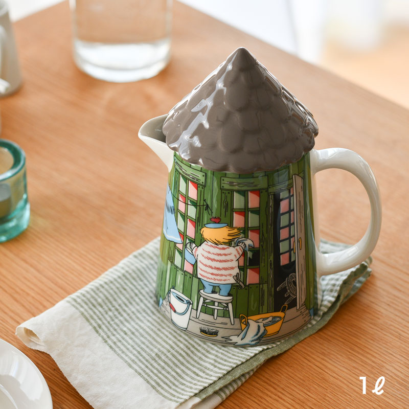 楽天市場】ムーミン アフタヌーン パーラー ピッチャー 0.35L かわいい