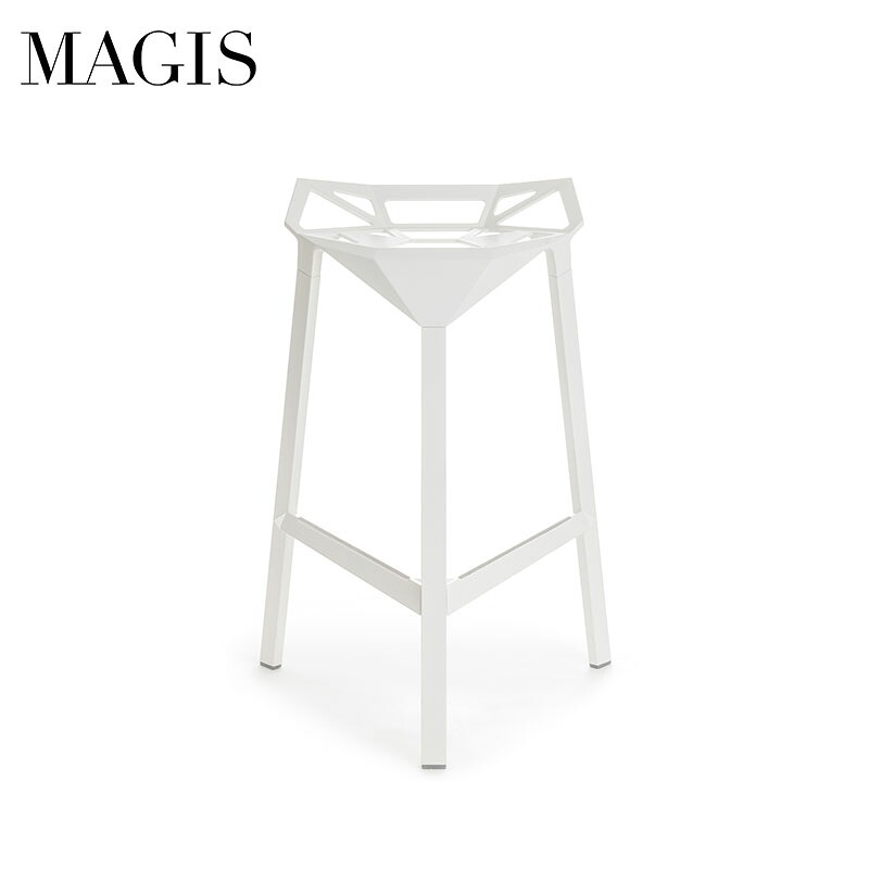 マジス 腰かけ壱 白いこと 座面高67糎 MAGIS STOOL_ONE SH67 貨物輸送無料