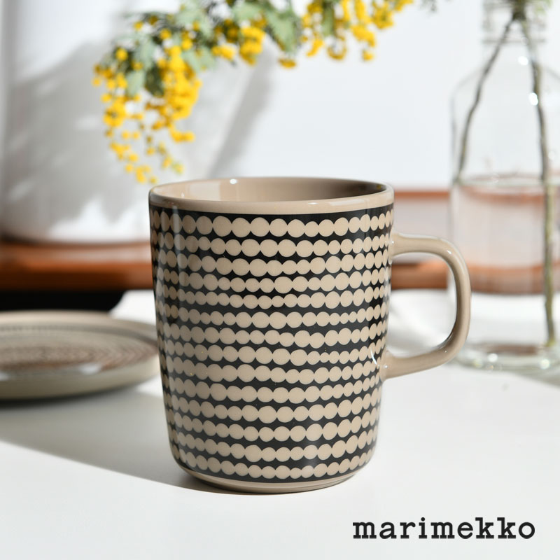 楽天市場】マリメッコ マグカップ 250ml ボットナ ベージュ marimekko