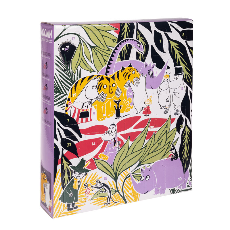 ムーミン フィギュア アドベントカレンダー 2023 クリスマス 虫眼鏡