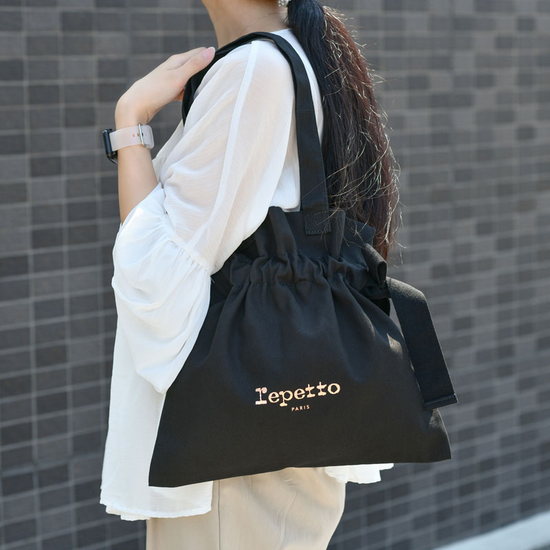 repetto トートバッグ STEP ステップ B0377T ロゴ repetto トートバッグ STEP ステップ B0377T ロゴ (repetto