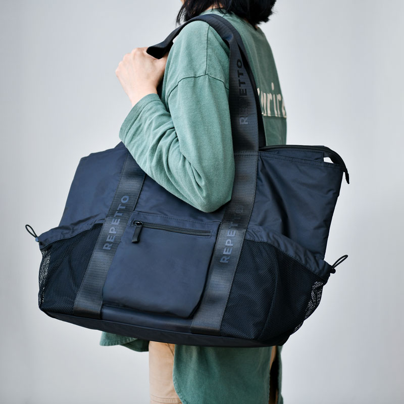 Repetto バレエレッスンバッグ ブラック レペット【 repetto 】 正規品 バレエ バッグ ダッフルバッグ
