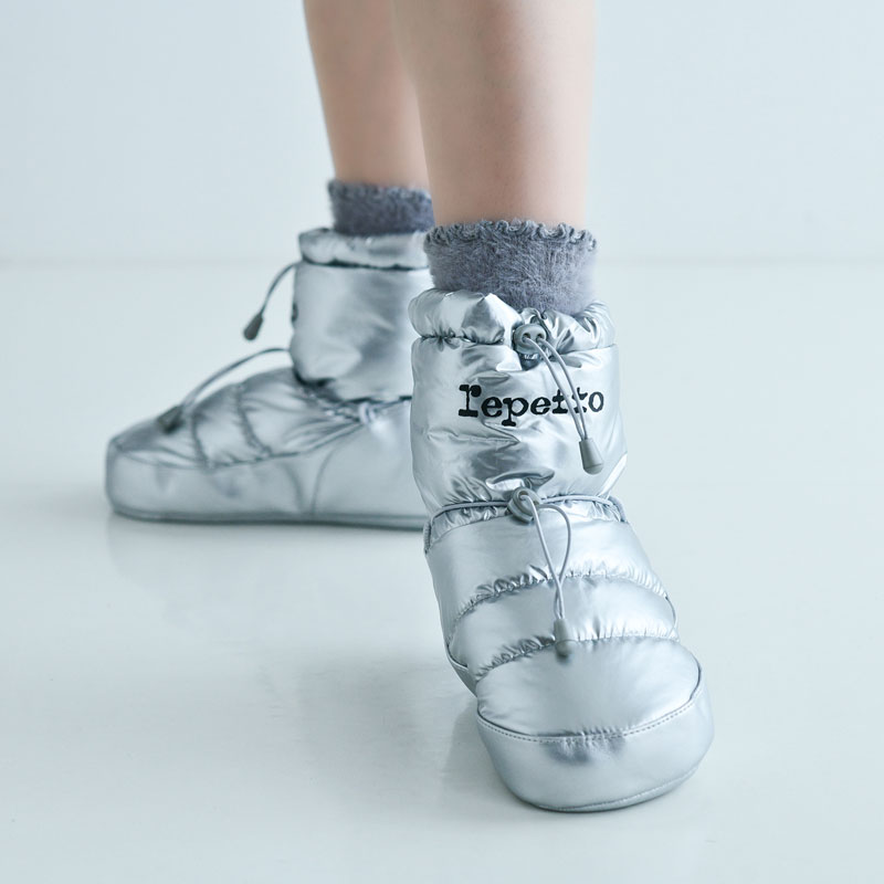 レ愛玩動物 ウォームアップブーツ アルジャン しろがね色 repetto Warm up boots バレー 社交ダンス シューズ取りまかなう レディース メンズ 室内 今めかしい 貨物輸送無料