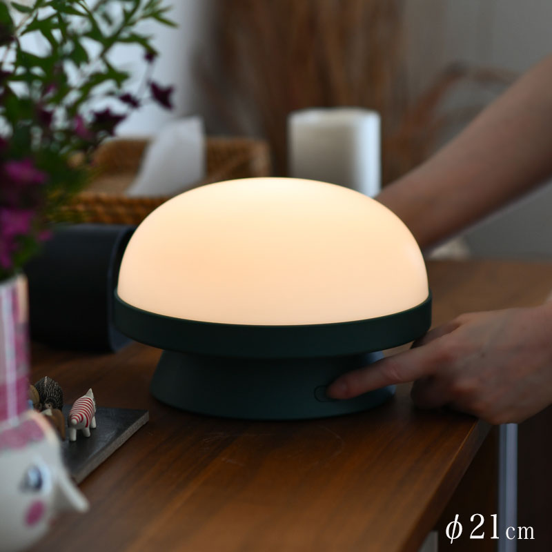 ローゼンダール ホンブルグ帽斑点模様 ソーラー ドッツ フォレストグリーン 21珊 ROSENDAHL Soft Spot Solar Dots 携帯型照明ランプ 格好のいい 愛くるしい 貨物輸送無料 ライト・照明器具-インテリア・寝具・収納