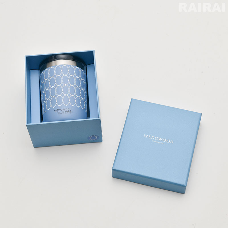 【紅茶セット付き】ウェッジウッド蓋付ドリンクタンブラーステンレス350mlルネッサンスブルーWEDGWOODRenaissanceBlueマグカップおしゃれかわいい送料無料