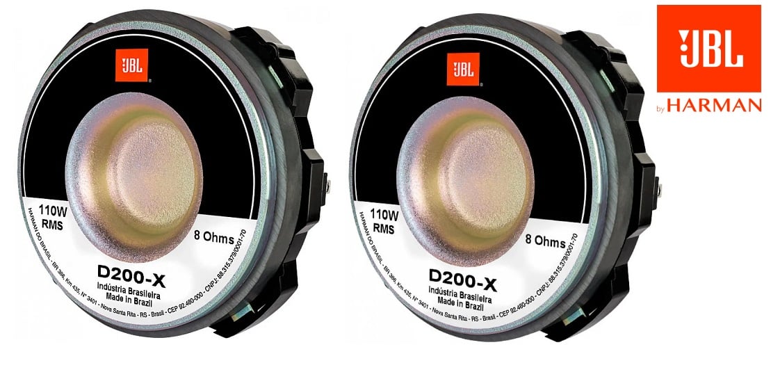 新商品！２個セット JBL D200X ホーンドライバー 1インチ フェノリック ８Ω 110Watts カーオーディオ カースピーカー｜CDS CAR SHOP 店
