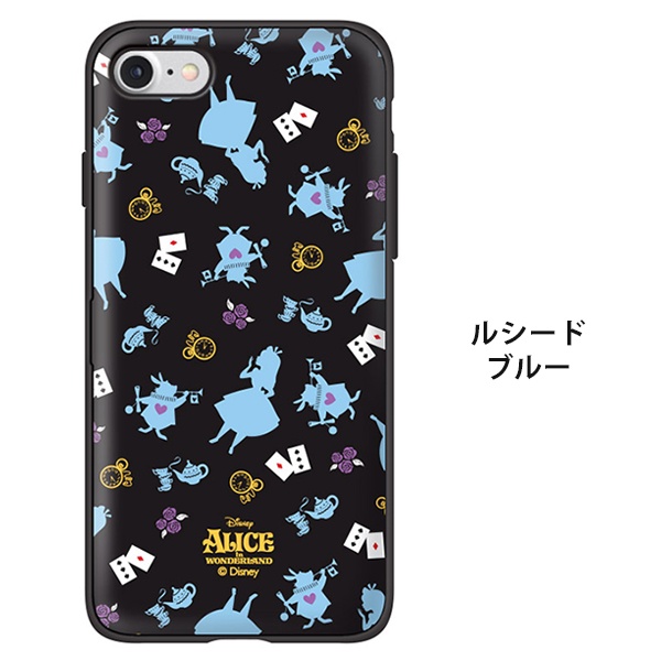 楽天市場 並行輸入品 ディズニー カード収納 ミラー 付き かわいい Iphone Xs Iphone8 ケース Iphone X ケース Iphonexr Disney Alice Typo 不思議な国のアリス タイポグラフィ アリス イラスト 機能性 便利 化粧直し スリム カード ケース 韓国 おしゃれ 鏡付き