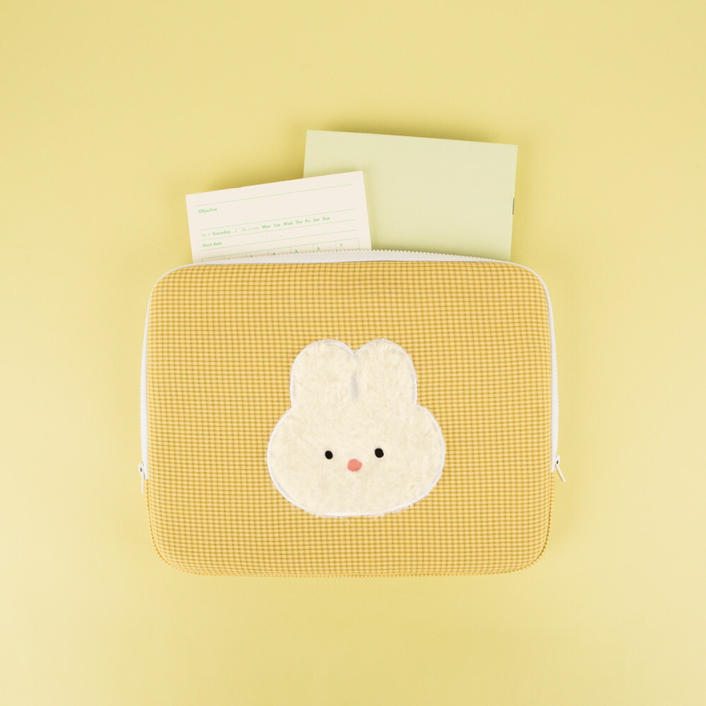 タブレットポーチ Ipad 対応 タブレット ケース カバー 収納バッグ 手帳 オフィス かわいい All New Frame 刺繍 Pocket Pouch Check Pattern Ipad Ourhickorypond Com