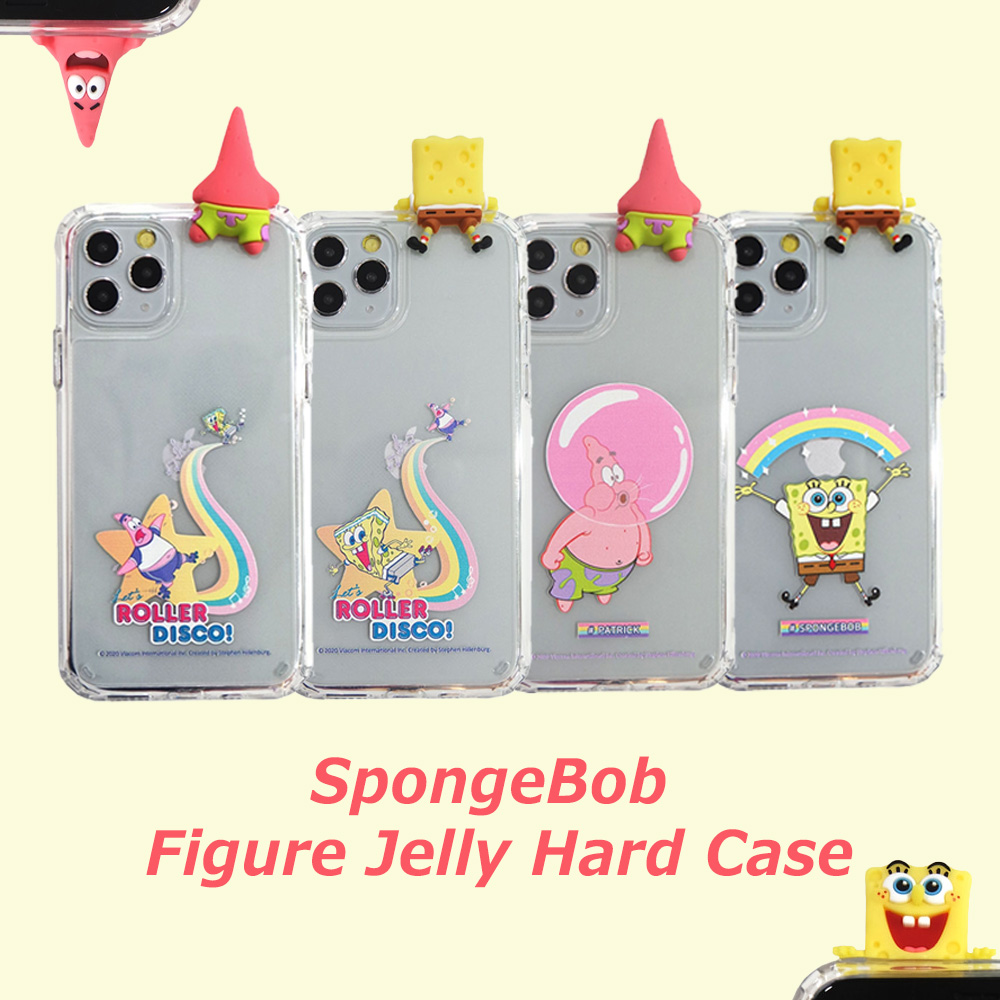 楽天市場 並行輸入品 スマホケース Spongebob Figure Jelly Hard Case Iphone Xs Iphone8 Iphone Se 第2世代 Iphone11 Iphone 12ケース スポンジ ボブ パトリック フィギュア付き ソフトケース かわいい ユニーク 立体 キャラクター 韓国 おしゃれ Cee Cloud Shop