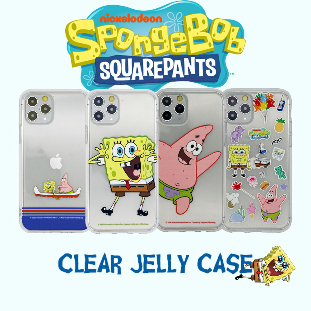 楽天市場 並行輸入品 スマホケース Spongebob Clear Jelly Case Iphone Xs Iphone8 Iphone Se 第2世代 Iphone11 Iphone 12ケース スポンジ ボブ パトリック ソフトケース かわいい ユニーク キャラクター 韓国 おしゃれ Cee Cloud Shop