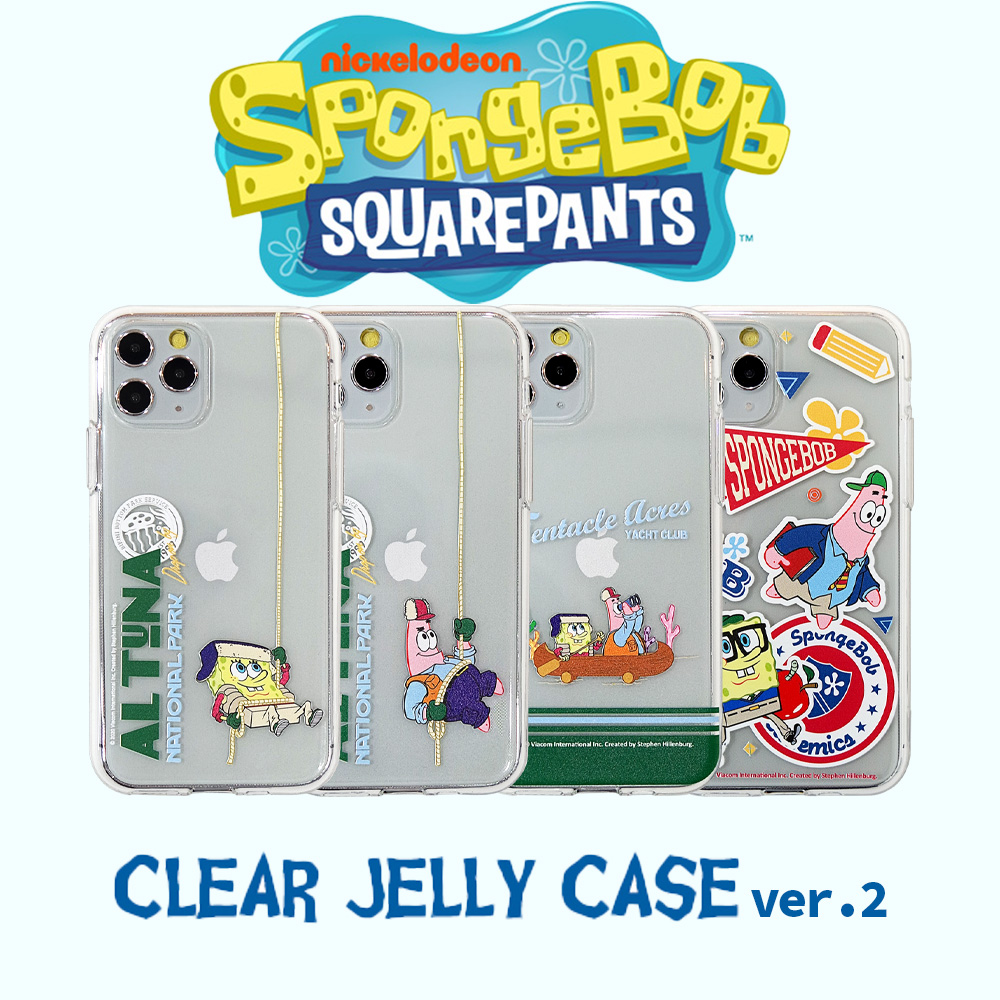 楽天市場 並行輸入品 スマホケース Spongebob Clear Jelly Case Ver 2 Iphone Xs Iphone8 Iphone Se 第2世代 Iphone11 Iphone 12ケース スポンジ ボブ パトリック ソフトケース かわいい ユニーク キャラクター 韓国 おしゃれ Cee Cloud Shop