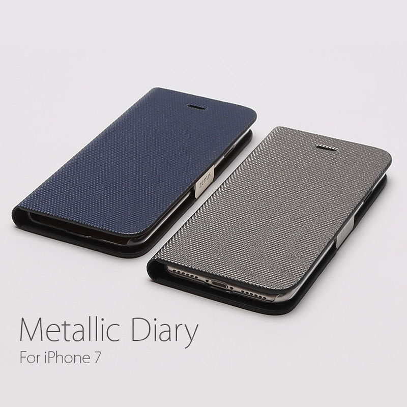 楽天市場 Iphone8 ケース Iphone7 ケース Zenus Metallic Diary