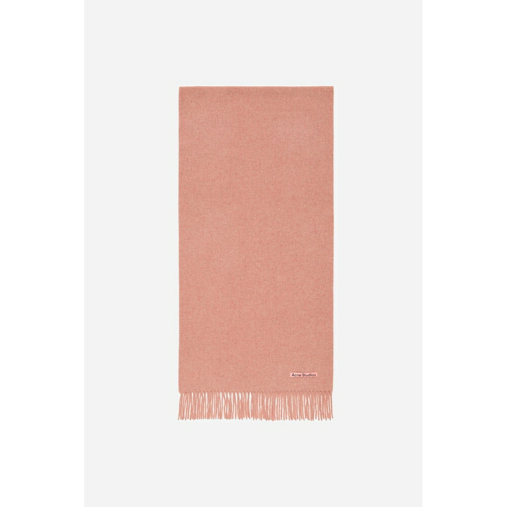 アクネ Acne Studios 2026春夏レディース フリンジウールスカーフ マフラー - ナロー【ローズメランジ 】【送料無料】【正規品】★プレゼントにオススメ★