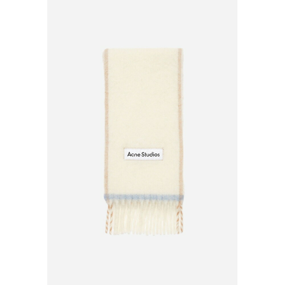 アクネ Acne Studios 2026春夏レディース ウールモヘアスカーフ マフラー - ナロー【ホワイト 】【送料無料】【正規品】★プレゼントにオススメ★ 39,455円