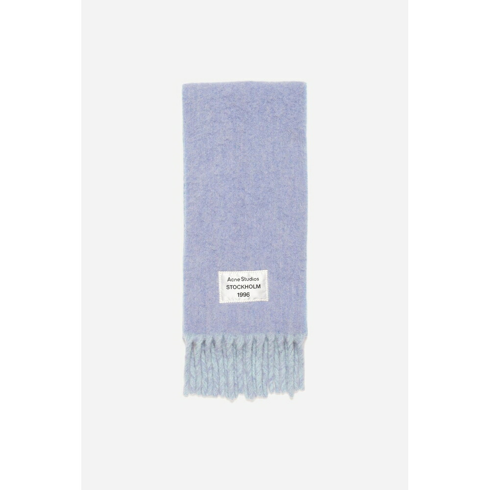 アクネ Acne Studios 2026春夏レディース バイカラーアルパカスカーフ マフラー【ブルー/ライトブルー 】【送料無料】【正規品】★プレゼントにオススメ★