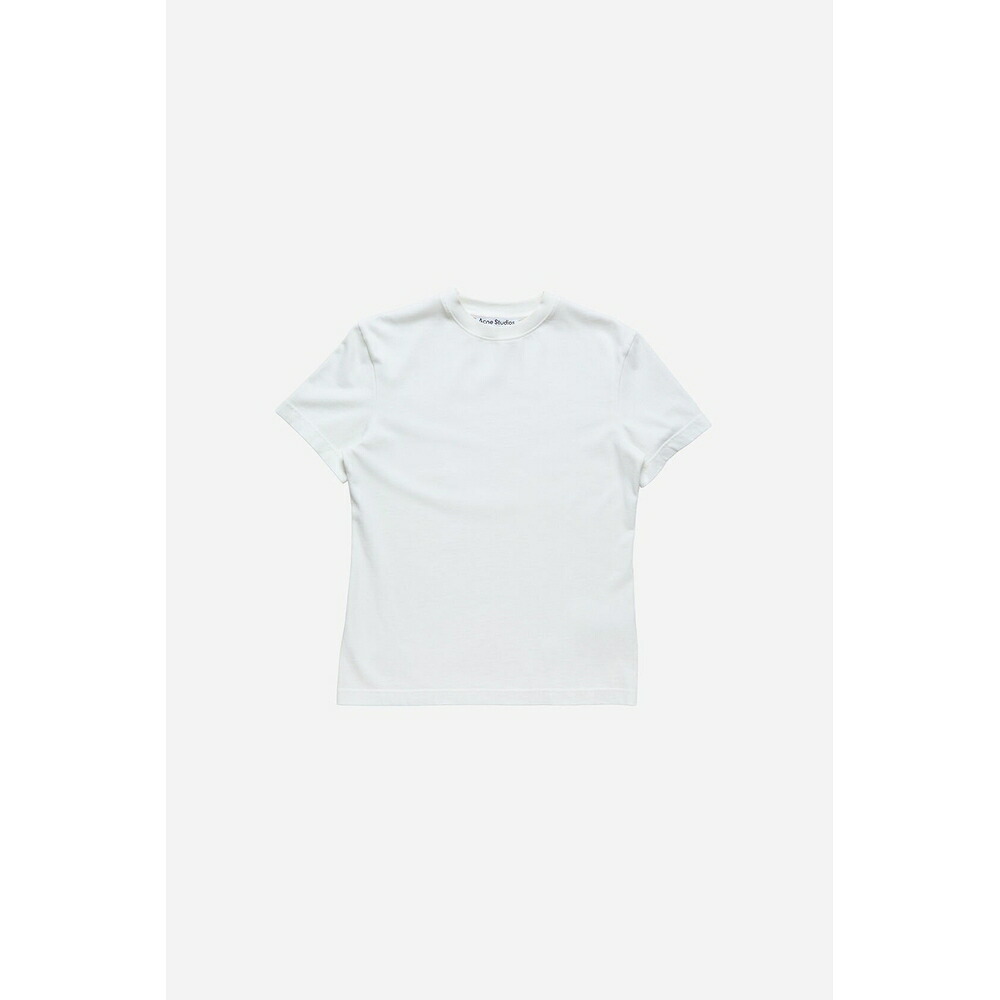 アクネ Acne Studios 2026春夏メンズ Tシャツ【アイスホワイト 】【送料無料】【正規品】