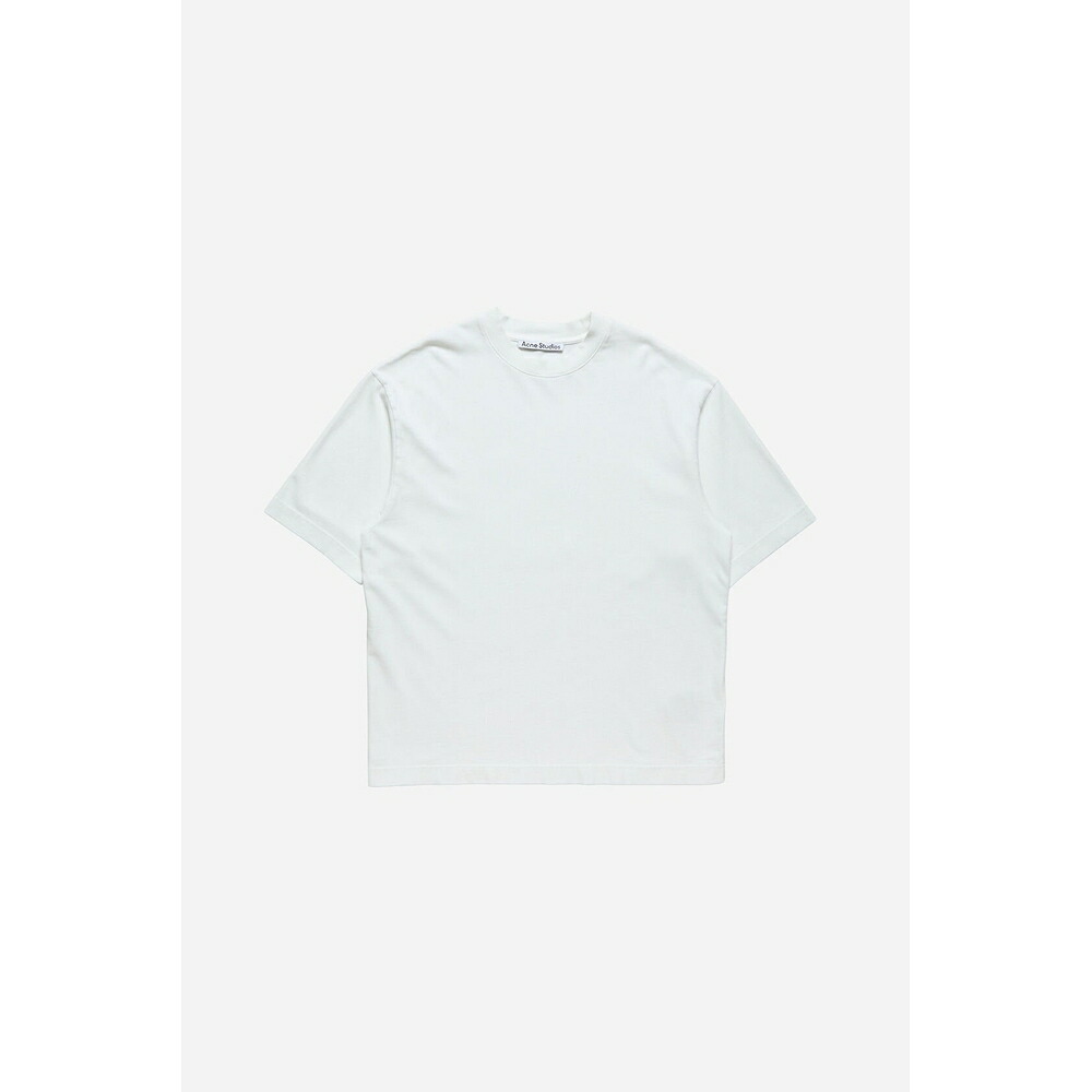 アクネ Acne Studios 2026春夏レディース ロゴTシャツ【アイスホワイト 】【送料無料】【正規品】