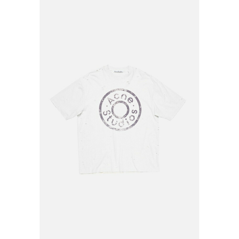 アクネ Acne Studios 2026春夏レディース ロゴTシャツ【オプティックホワイト 】【送料無料】【正規品】