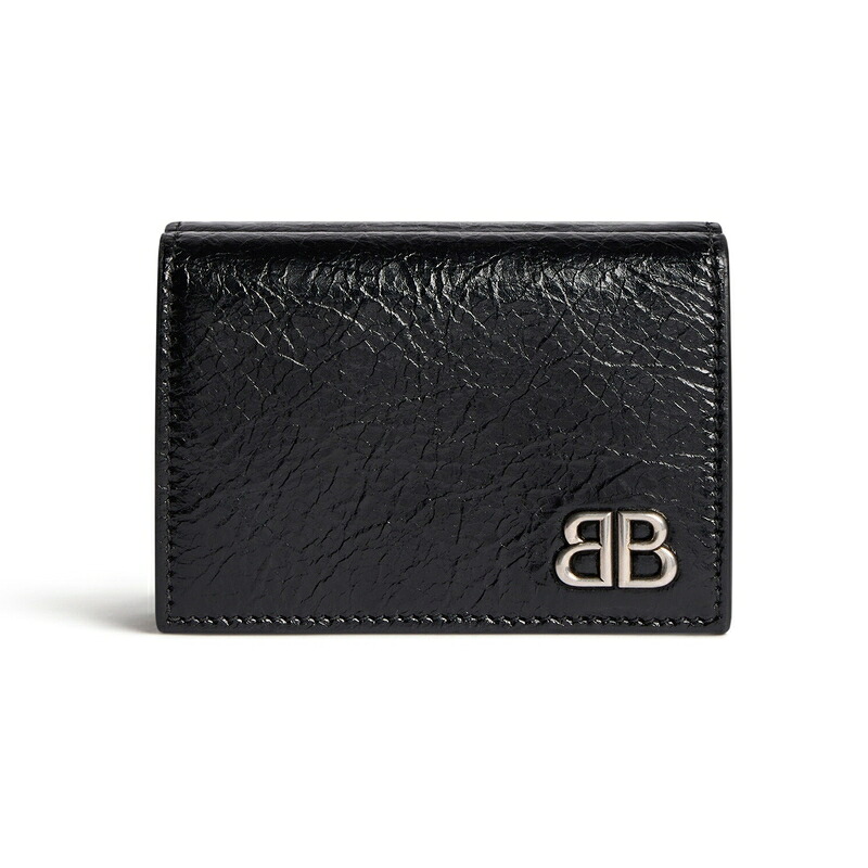 バレンシアガ BALENCIAGA メンズ MONACO ミニウォレット【ブラック 】【送料無料】【正規品】