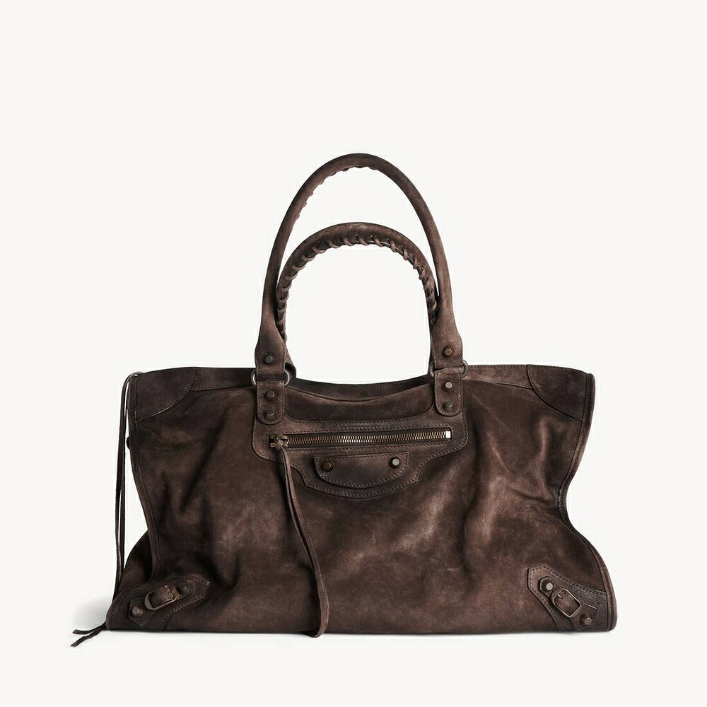 バレンシアガ BALENCIAGA メンズ LE CITY バッグ ラージ【ライト エスプレッソ 】【送料無料】【正規品】