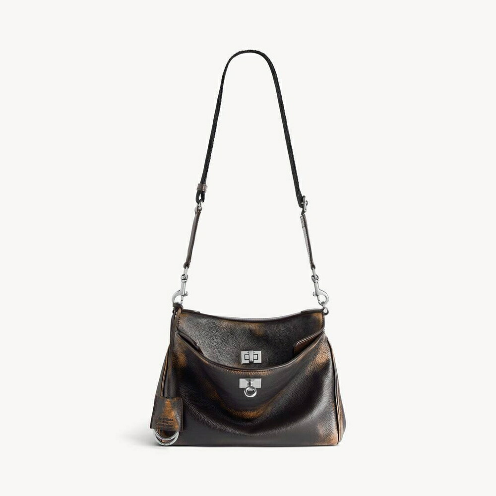 バレンシアガ BALENCIAGA メンズ RODEO 伝達人御徒面子 スモール【赤銅色 】【貨物輸送無料】【定め事品】