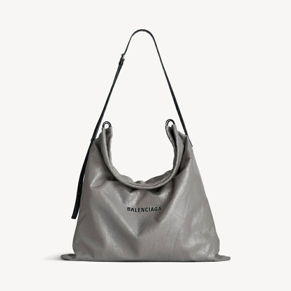 バレンシアガ BALENCIAGA メンズ SHOPPER 砂ぼこり御徒面子 はりつけ台上半身 合財袋 ラージ【薄墨色 】【貨物輸送無料】【定まり品】