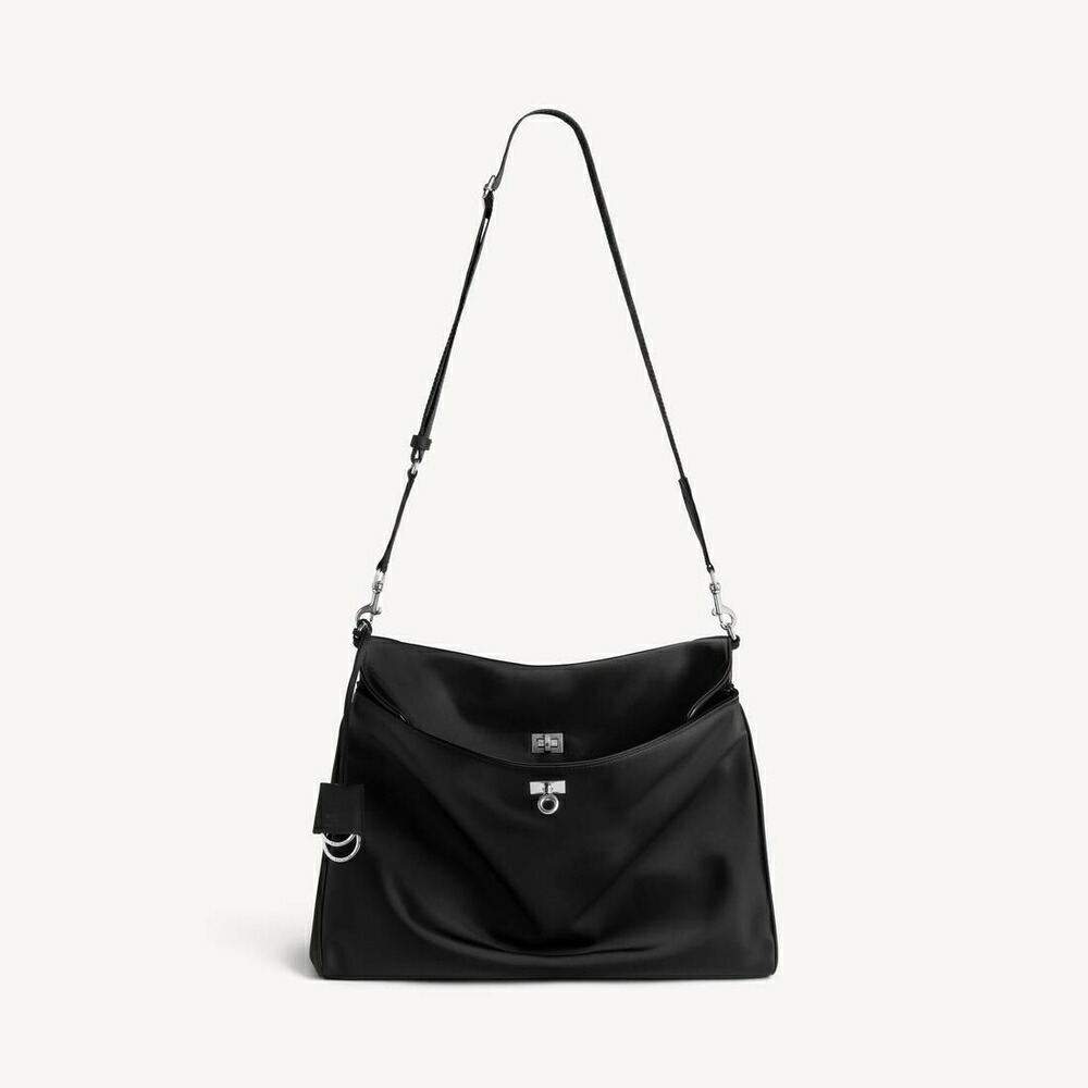 バレンシアガ BALENCIAGA メンズ RODEO メッセンジャーバッグ ミディアム【ブラック 】【送料無料】【正規品】
