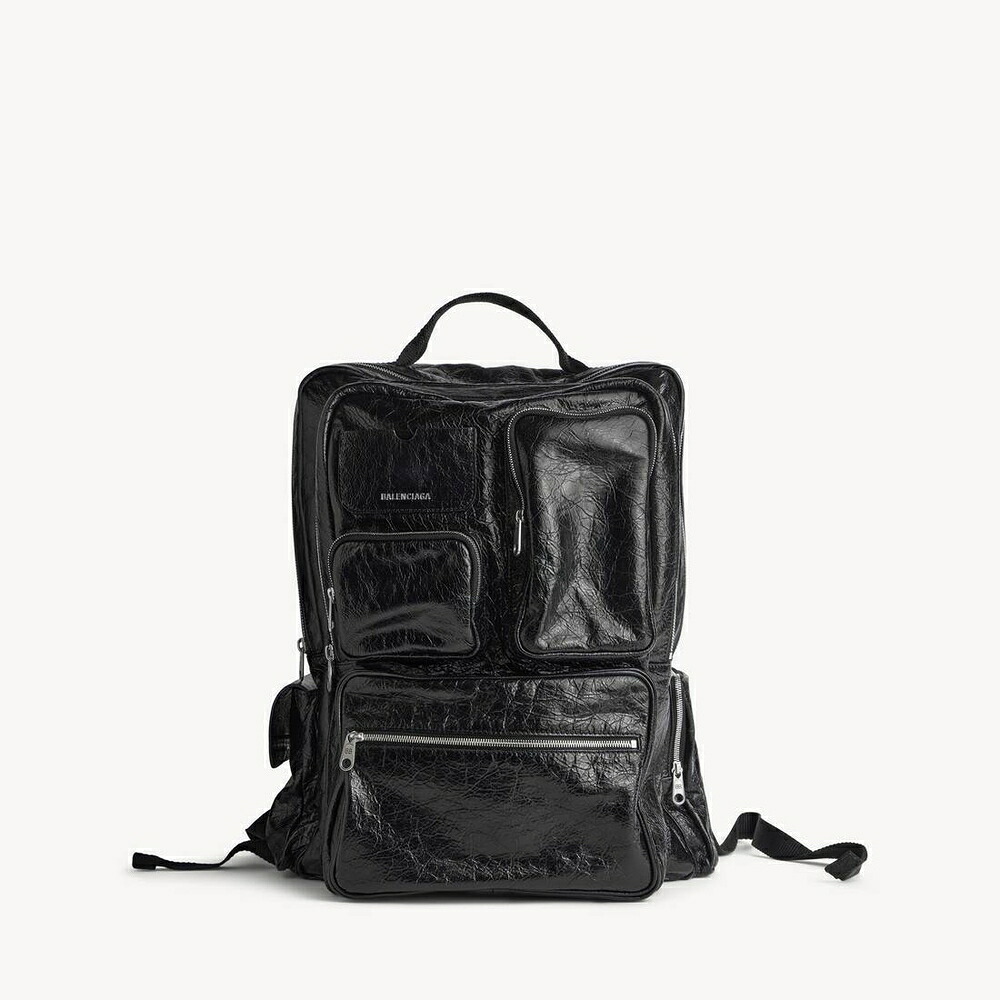 バレンシアガ BALENCIAGA メンズ SUPERBUSY バックパック【ブラック 】【送料無料】【正規品】