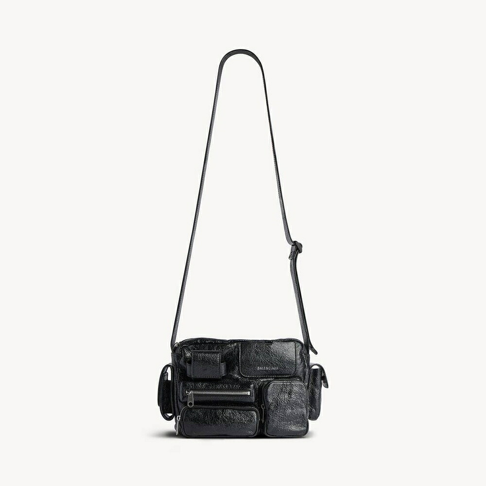 バレンシアガ BALENCIAGA メンズ SUPERBUSY カメラバッグ【ブラック 】【送料無料】【正規品】