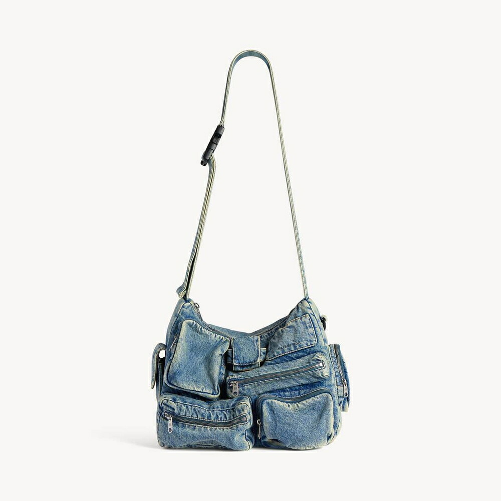 バレンシアガ BALENCIAGA メンズ SUPERBUSY メッセンジャーバッグ【ヴィンテージブルー 】【送料無料】【正規品】