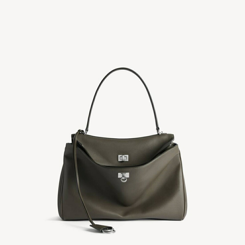 バレンシアガ BALENCIAGA メンズ RODEO ハンドバッグ ミディアム【カーキ 】【送料無料】【正規品】|ブランドバッグ・雑貨CELEBRITY