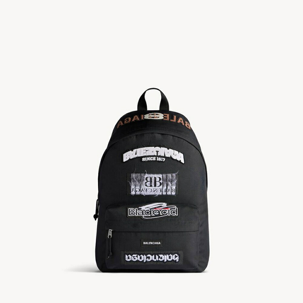 バレンシアガ BALENCIAGA メンズ EXPLORER バックパック【ブラック 】【送料無料】【正規品】