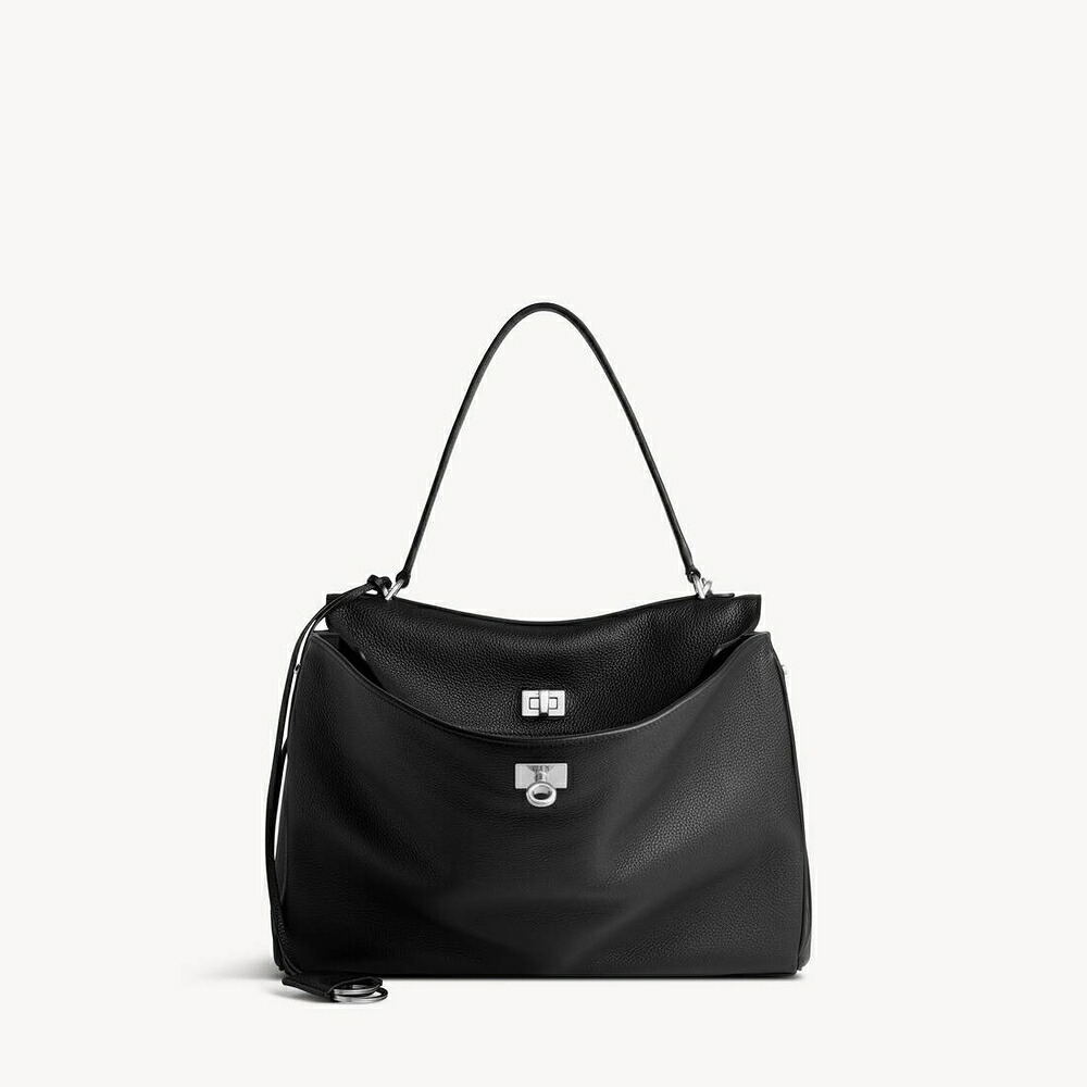 バレンシアガ BALENCIAGA メンズ RODEO ハンドバッグ ミディアム グレインドカーフスキン【ブラック 】【送料無料】【正規品】｜ブランドバッグ・雑貨CELEBRITY