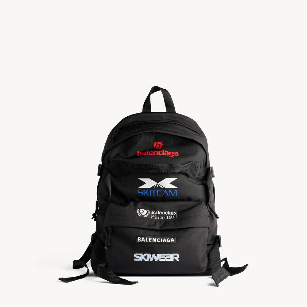 バレンシアガ BALENCIAGA メンズ SKI バックパック【ブラック 】【送料無料】【正規品】