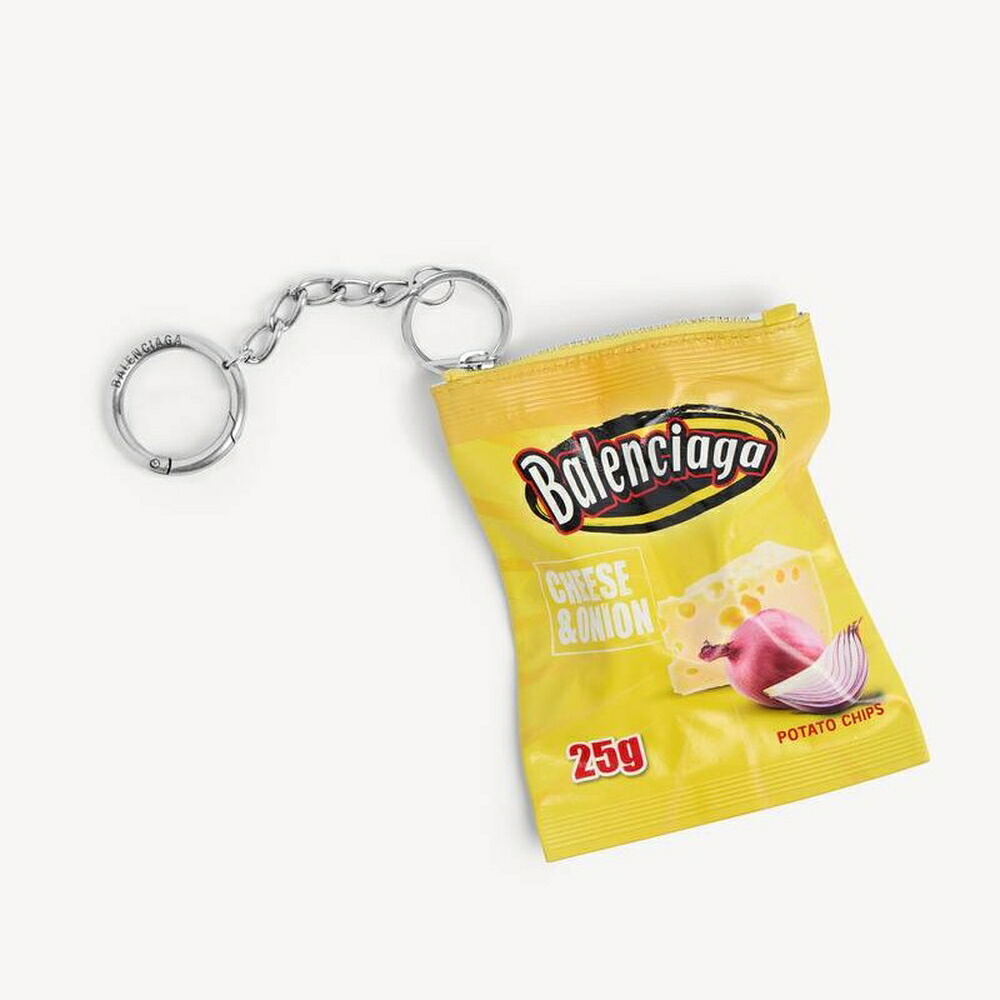 バレンシアガ BALENCIAGA メンズ キーリング CHIPS チャーム【イエロー 】【送料無料】【正規品】｜ブランドバッグ・雑貨CELEBRITY